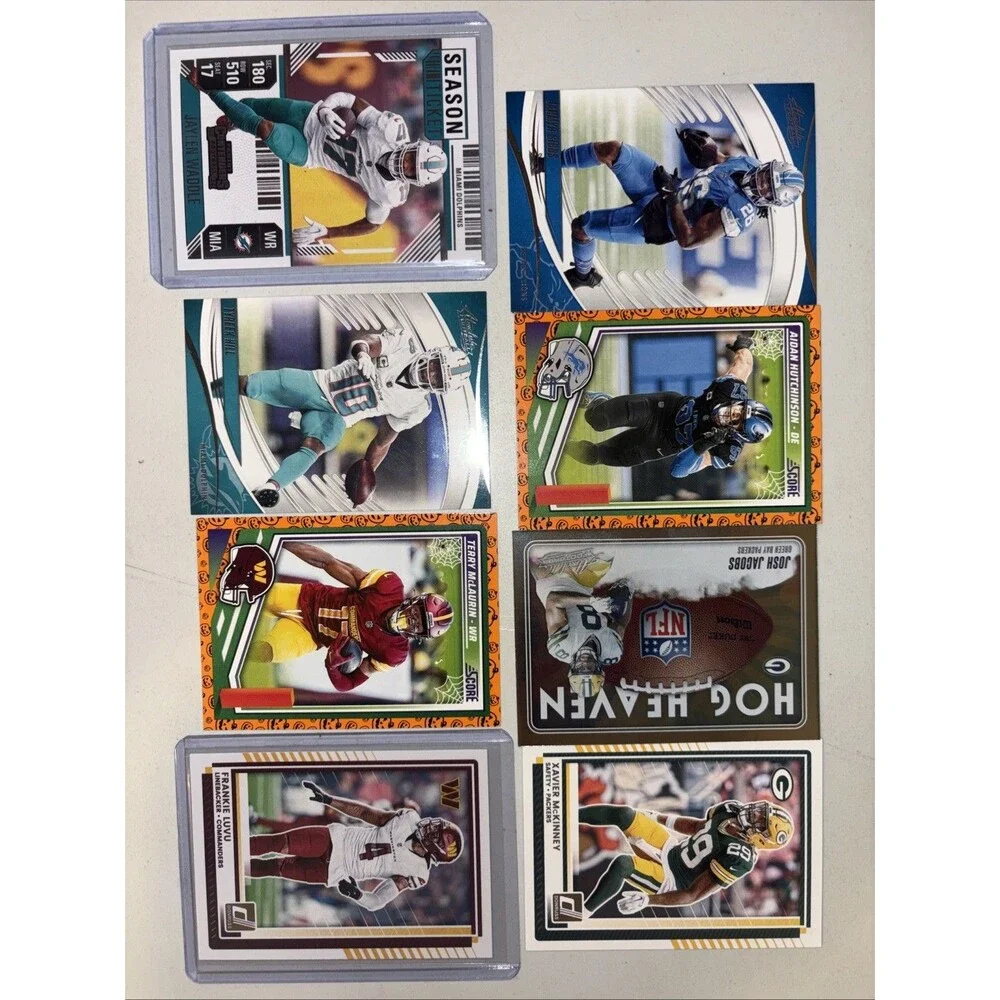 Lot Of 8 NFL Base Cards
